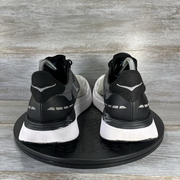 HOKA ONE ONE Woman’s Transport X Black White Running Shoes Size 9 - Picture 4 of 10